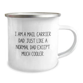 Funny Mail Carrier Dad Gifts from Family to Mail Carrier Graduation Unique Gifts - Camping Mug - Image 2